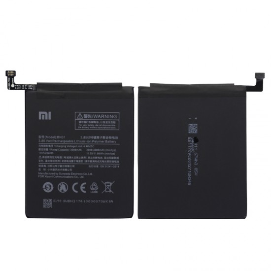 Xiaomi Redmi Note 5A Orijinal Batarya Pil