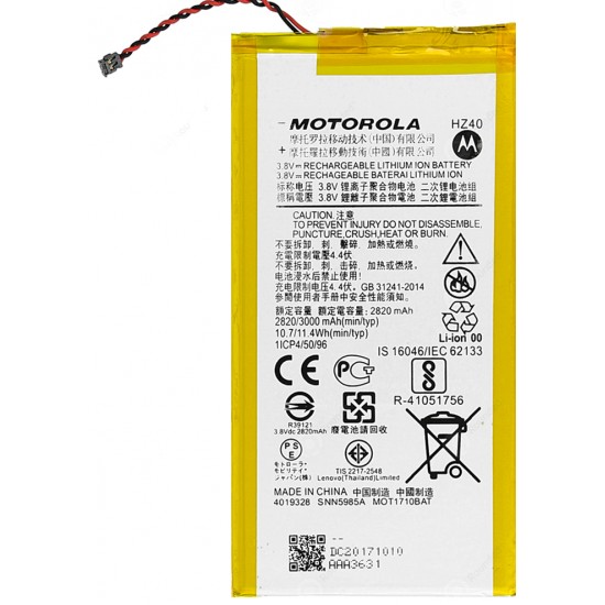 Motorola Moto Z2 Play Orjinal Batarya Pil