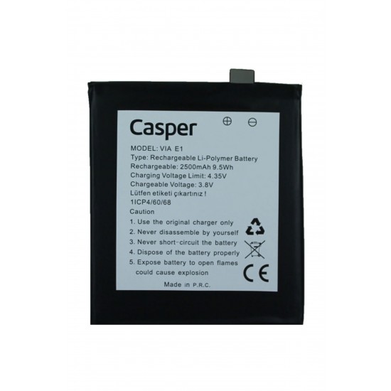 Casper Via E1 Orijinal Batarya Pil