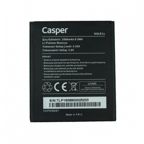 Casper Via E1c Orijinal Batarya Pil