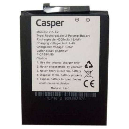 Casper Via E2 TLP1612 Orijinal Batarya Pil