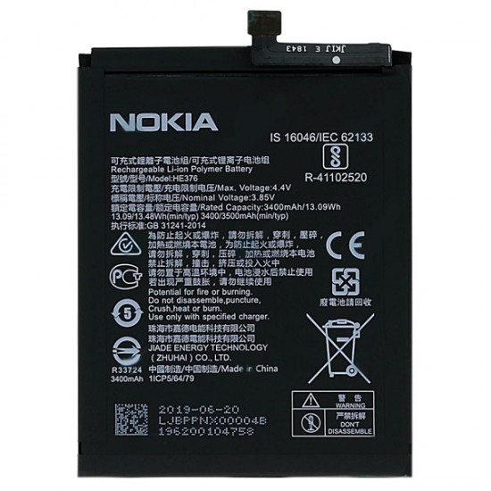 Nokia 3 1 Plus HE376 Orijinal Batarya Pil