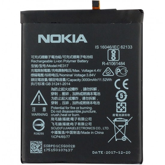 Nokia 6 HE317 Orijinal Batarya Pil