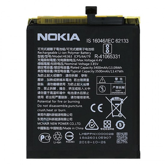 Nokia 7 1 Plus X7 HE363 Orijinal Batarya Pil