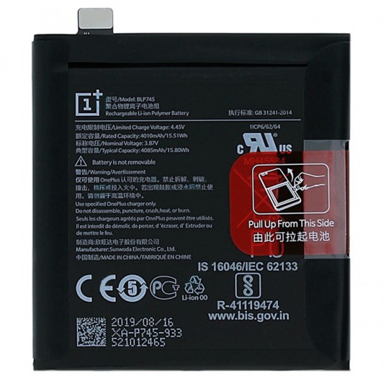 OnePlus 7T Pro BLP745 Orijinal Batarya Pil