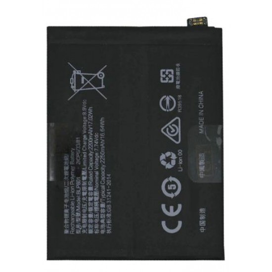 OnePlus 8T BLP801 Orijinal Batarya Pil