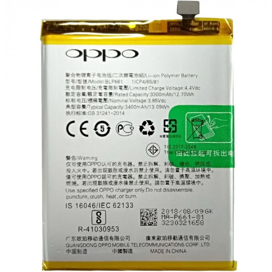 Oppo A3 BLP661 Orijinal Batarya Pil