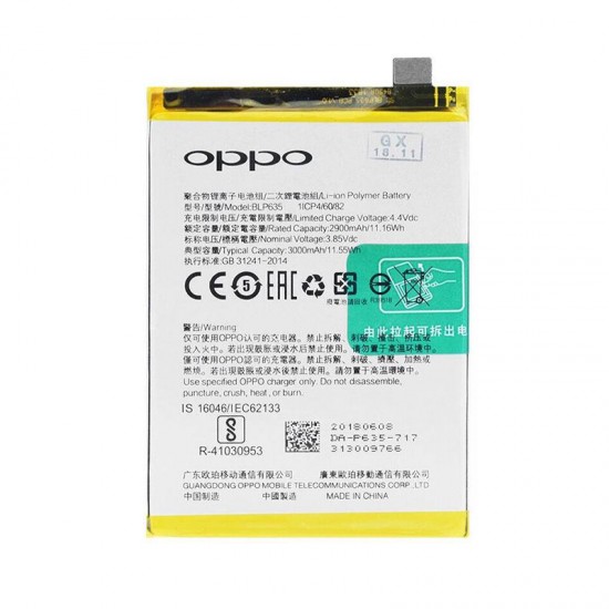 Oppo R11 BLP635 Orijinal Batarya Pil